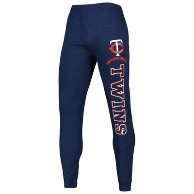 Shop Concepts Sport Heather Navy/heather Charcoal Minnesota Twins Meter Pullover Hoodie & Joggers Set
