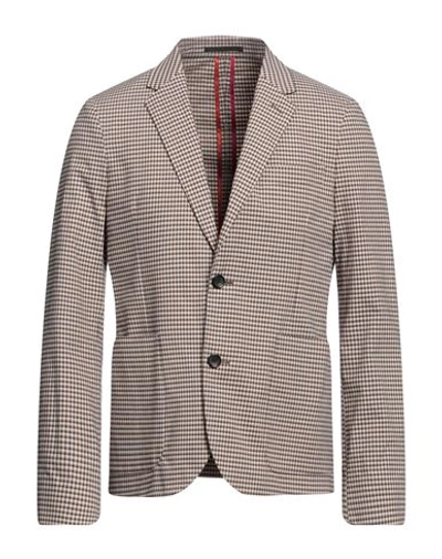 Ps By Paul Smith Ps Paul Smith Man Blazer Beige Size 42 Cotton, Elastane In Beige