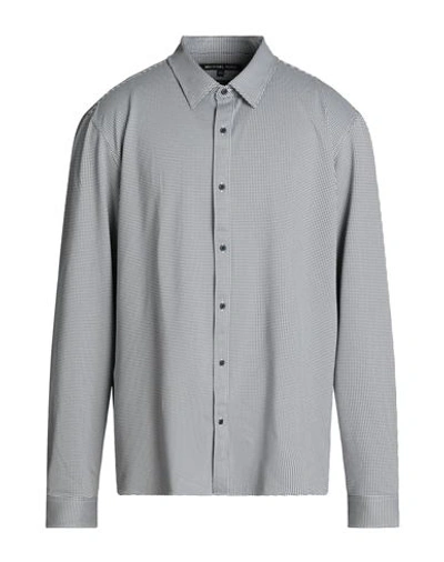 Shop Michael Kors Mens Man Shirt Midnight Blue Size Xxl Polyester, Elastane