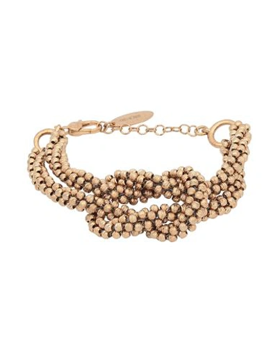 Shop Brunello Cucinelli Woman Bracelet Gold Size - 925/1000 Silver