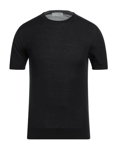 Shop Mauro Ottaviani Man Sweater Black Size 38 Silk