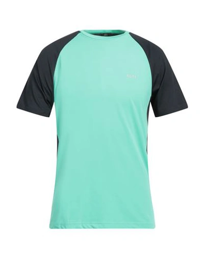 Shop Hugo Boss Boss Man T-shirt Light Green Size M Recycled Polyester, Elastane, Polyester
