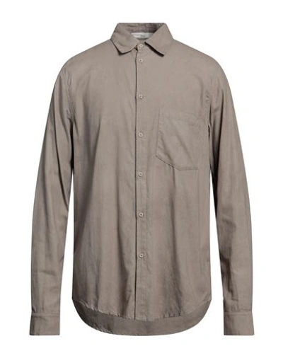 Shop Daub Man Shirt Grey Size 44 Cotton