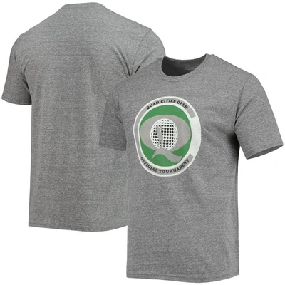 Shop Blue 84 Heathered Gray John Deere Classic Heritage Collection Quad Cities Open Tri-blend T-shirt In Heather Gray