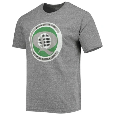 Shop Blue 84 Heathered Gray John Deere Classic Heritage Collection Quad Cities Open Tri-blend T-shirt In Heather Gray