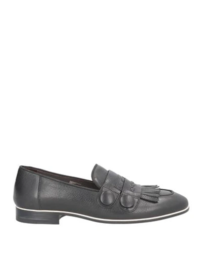 Shop Attimonelli's Man Loafers Black Size 8 Leather