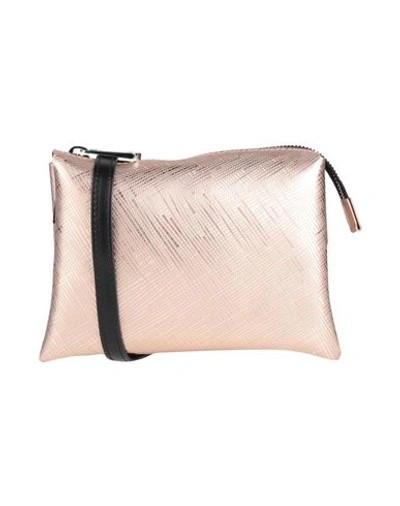 Shop Gum Design Woman Cross-body Bag Rose Gold Size - Rubber