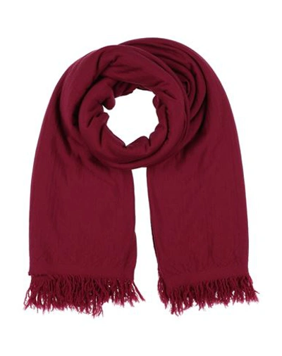 Shop Rick Owens Woman Scarf Garnet Size - Cashmere In Red