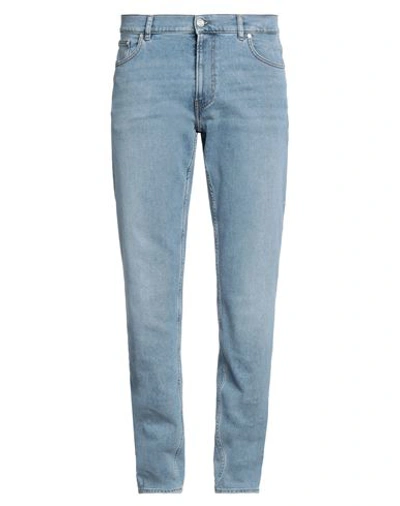 Trussardi Man Jeans Blue Size 31 Cotton, Polyester, Elastane In Blue