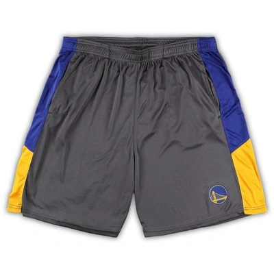 Shop Fanatics Branded Gray Golden State Warriors Big & Tall Shorts