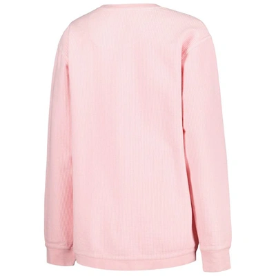 Shop Pressbox Pink Indiana Hoosiers Comfy Cord Bar Print Pullover Sweatshirt