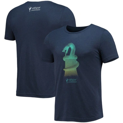 Shop Ahead Navy Valspar Championship Snake Tri-blend T-shirt