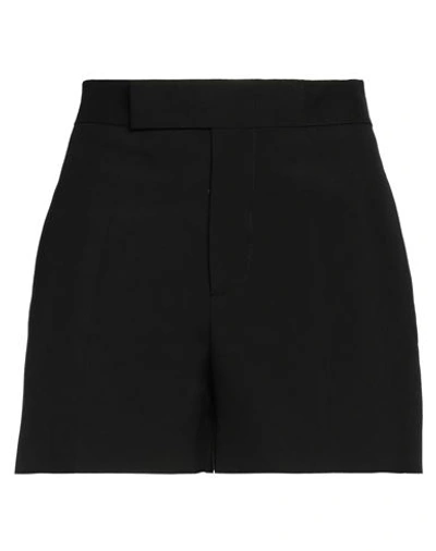 Sapio Woman Shorts & Bermuda Shorts Black Size 6 Wool In Black