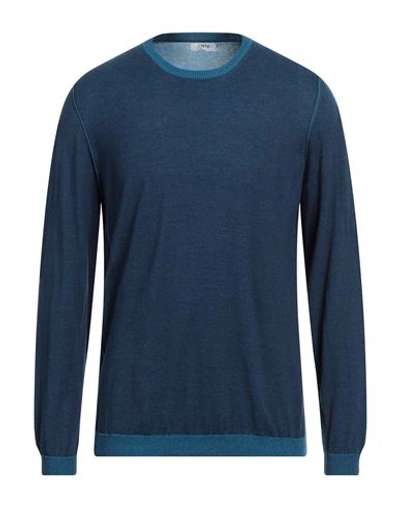 Shop Jurta Man Sweater Blue Size 42 Cotton