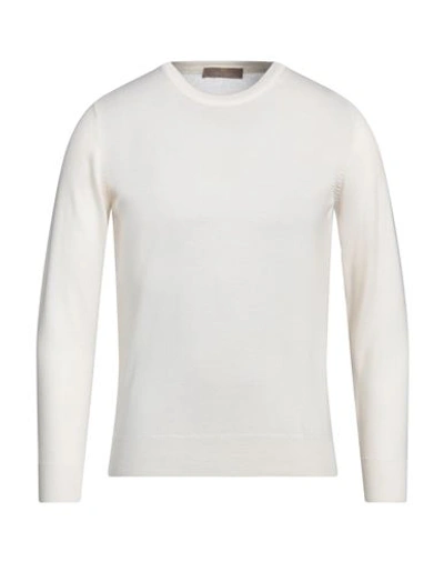 Cruciani Man Sweater Ivory Size 46 Wool In White