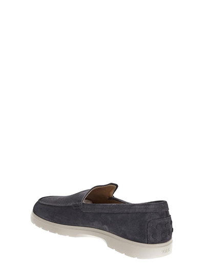 Shop Tod's Slip-on In Suede In Grey