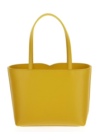 Shop Dolce & Gabbana Logo Shopper In Yellow