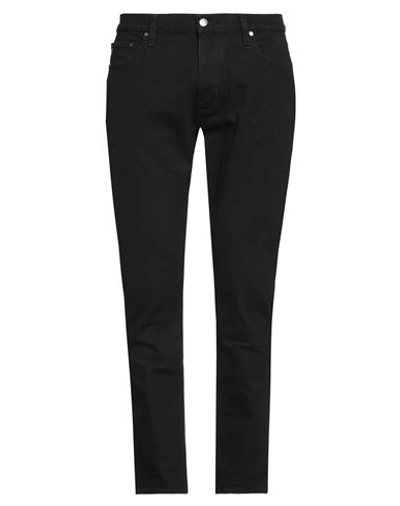 Shop Michael Kors Mens Man Jeans Black Size 38w-30l Cotton, Elastane