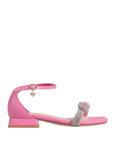 Shop Tua By Braccialini Woman Sandals Pink Size 7 Textile Fibers