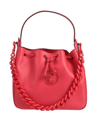 Shop Versace Woman Handbag Red Size - Calfskin