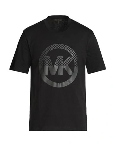 Shop Michael Kors Mens Man T-shirt Black Size Xs Cotton