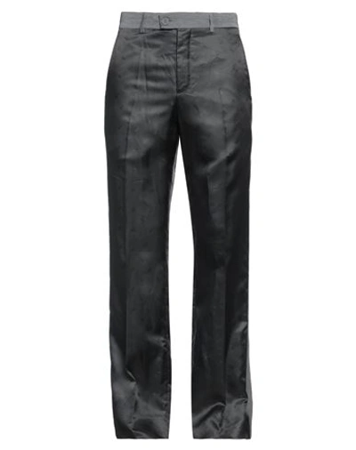 Shop Dior Homme Man Pants Steel Grey Size 32 Cupro, Viscose, Polyamide