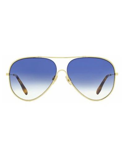 Shop Victoria Beckham Aviator Vb133s Sunglasses Woman Sunglasses Blue Size 61 Metal, Ace