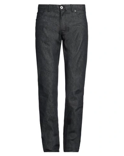 Shop Brioni Man Jeans Blue Size 40 Cotton, Elastane