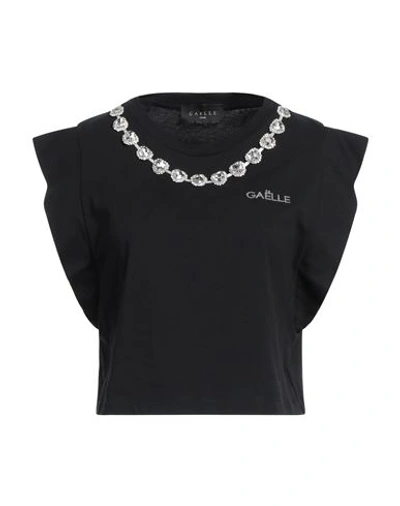Shop Gaelle Paris Gaëlle Paris Woman T-shirt Black Size 0 Cotton