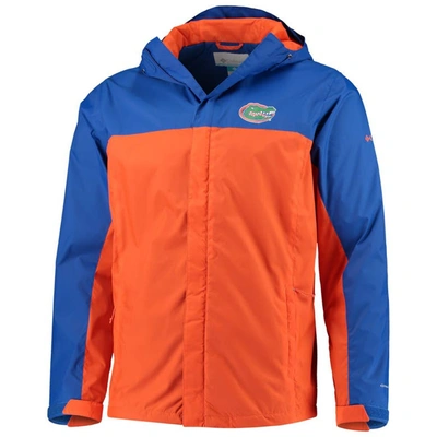 Shop Columbia Royal/orange Florida Gators Glennaker Storm Full-zip Jacket