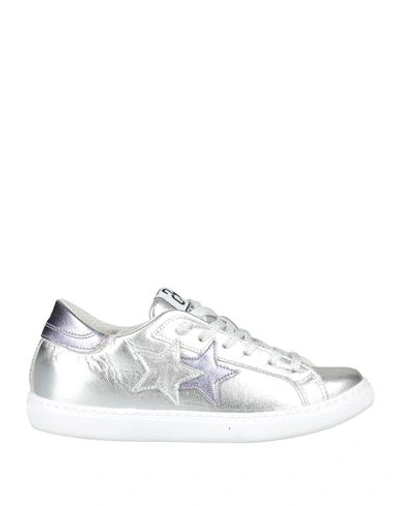 Shop 2star Woman Sneakers Silver Size 7 Leather
