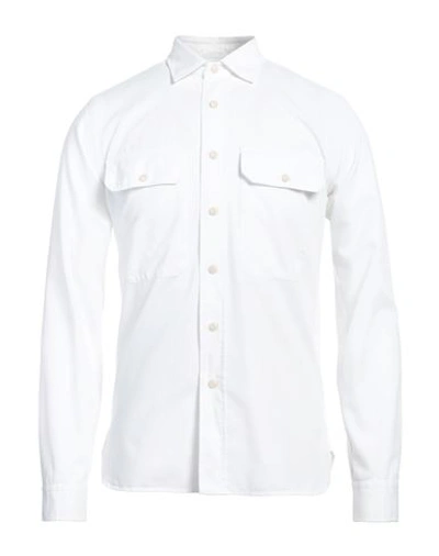 Shop Xacus Man Shirt White Size 15 ¾ Cotton