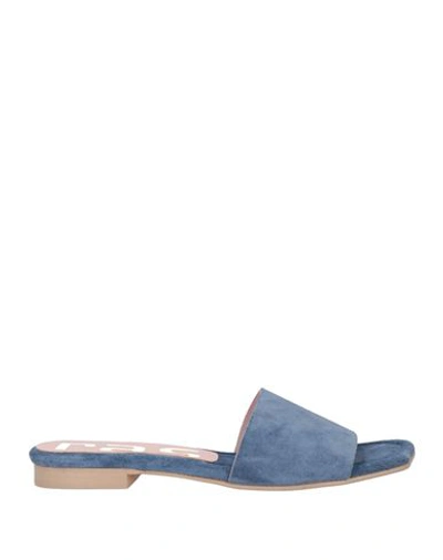 Shop Ras Woman Sandals Slate Blue Size 8 Leather