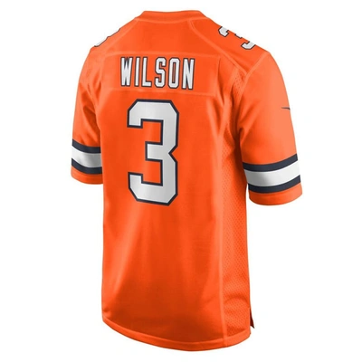Shop Nike Russell Wilson Orange Denver Broncos Alternate Game Jersey