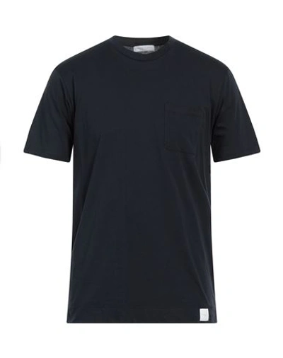 Shop Daniele Fiesoli Man T-shirt Midnight Blue Size Xl Cotton