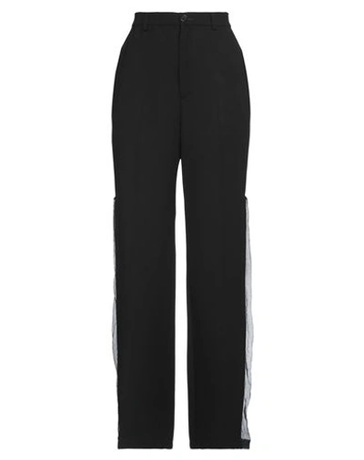 Maison Laponte Woman Pants Black Size S Virgin Wool In Black