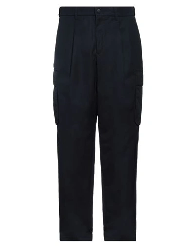 Shop Giorgio Armani Man Pants Midnight Blue Size 40 Polyester