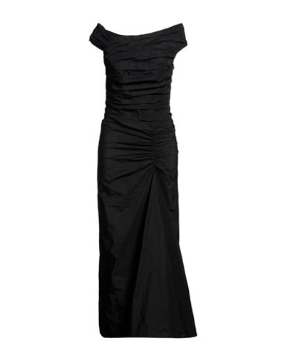 Shop Dsquared2 Woman Maxi Dress Black Size 6 Polyester