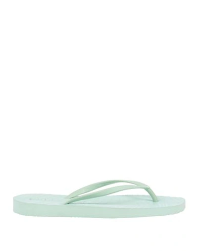 Shop Sleepers Woman Thong Sandal Sage Green Size 7 Rubber