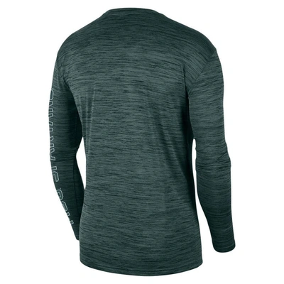 Shop Nike Green Michigan State Spartans Velocity Legend Team Performance Long Sleeve T-shirt