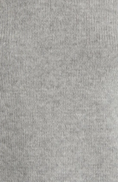 Frame Cashmere Turtleneck Sweater Heather Grey In Heather Grey