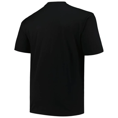 Shop Profile Black Miami Hurricanes Big & Tall Pop T-shirt