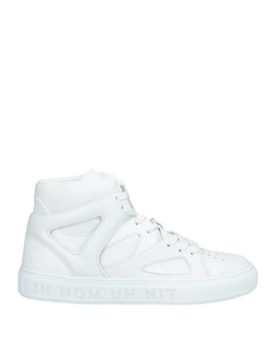 Ih Nom Uh Nit Man Sneakers White Size 13 Soft Leather In White