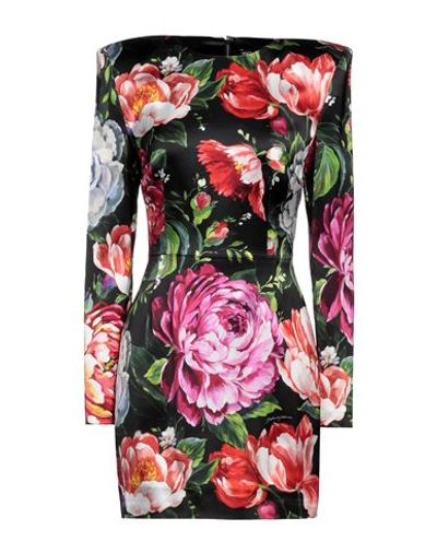 Shop Dolce & Gabbana Woman Mini Dress Black Size 8 Viscose, Elastane