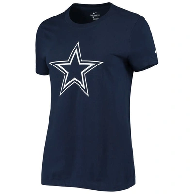 Shop Nike Navy Dallas Cowboys Logo Essential T-shirt