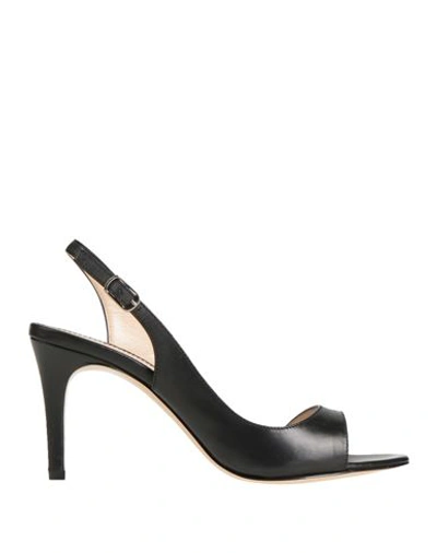 Shop Rebellato Nove Woman Sandals Black Size 9 Calfskin
