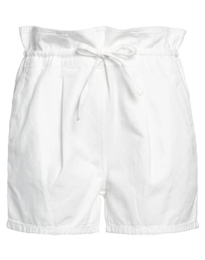 Shop Philosophy Di Lorenzo Serafini Woman Shorts & Bermuda Shorts White Size 4 Cotton