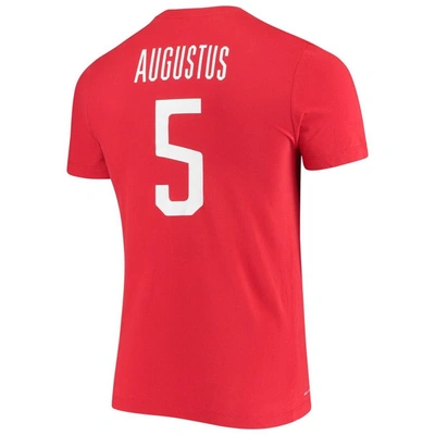 Shop Nike Seimone Augustus Usa Basketball Red Name & Number Performance T-shirt