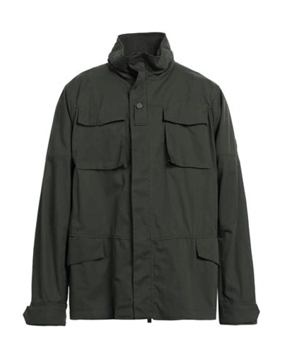 Shop Lardini By Yosuke Aizawa Man Jacket Military Green Size M Cotton, Nylon