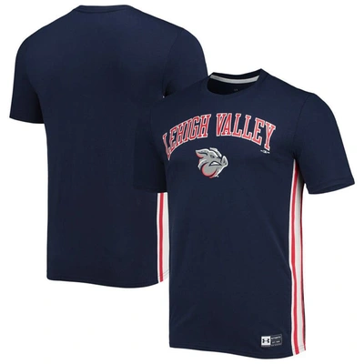 Shop Under Armour Navy Lehigh Valley Ironpigs Game Day T-shirt